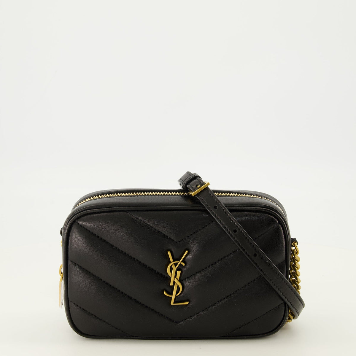 Mini Sac Loulou Camera Black