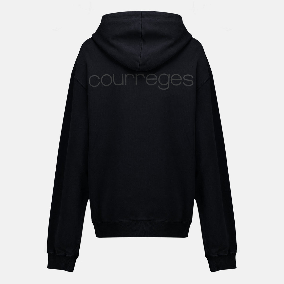 Sudadera con capucha y cremallera efecto stonewash