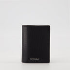 Givenchy cardholder, leather cardholder, 4G embossed accessories, luxury accessories, men's cardholder