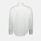 Ami Paris shirt, white cotton shirt, classic collar shirt, unisex shirt, Autumn-Winter 2025 collection