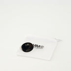 Bild des ovalen Messing-Siegelrings von Mm6 für Frauen - Saison Herbst-Winter 2025 - Detailansicht 2