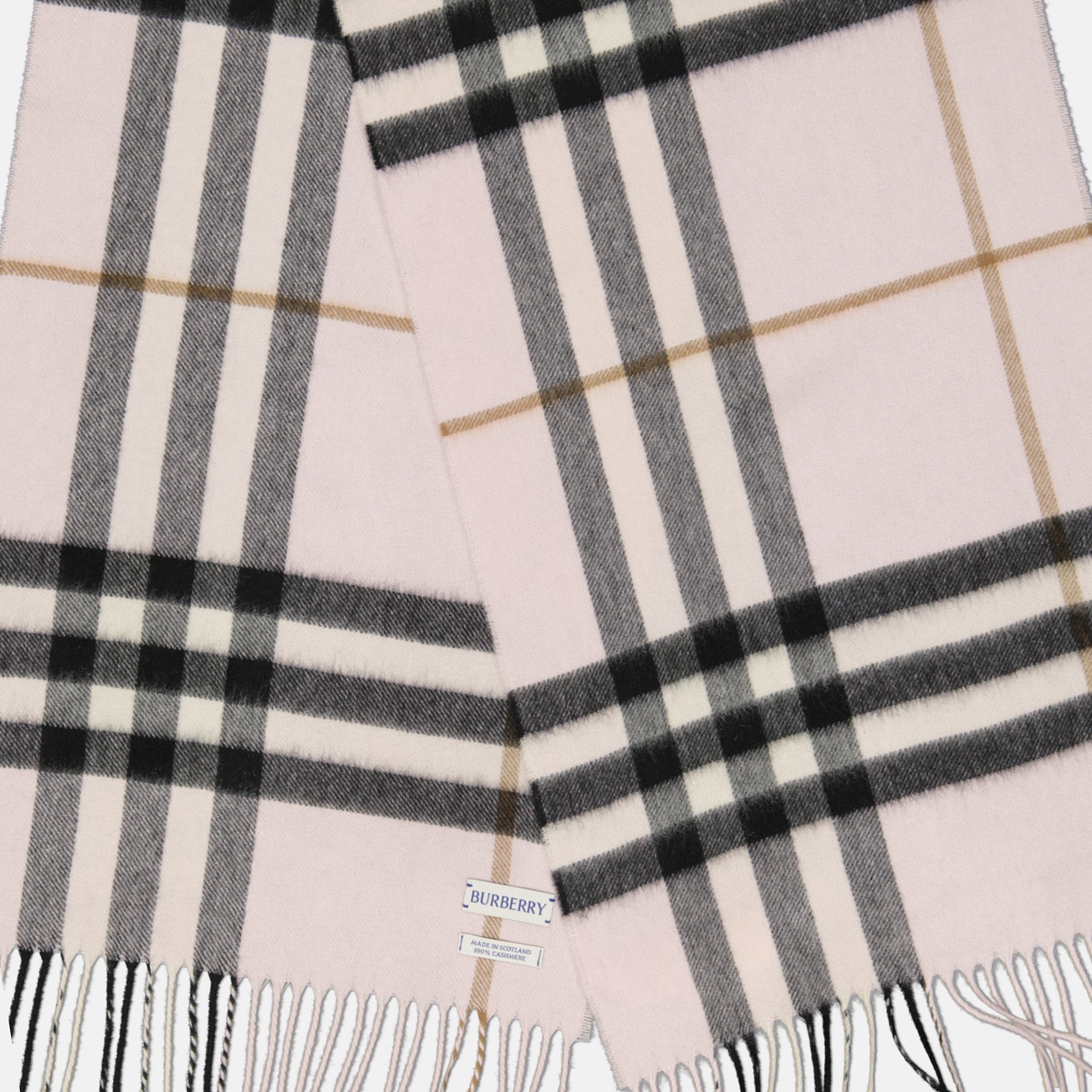 Cashmere scarf, Burberry scarf, Check pattern scarf, Autumn-Winter accessories, Men's and women's scarves