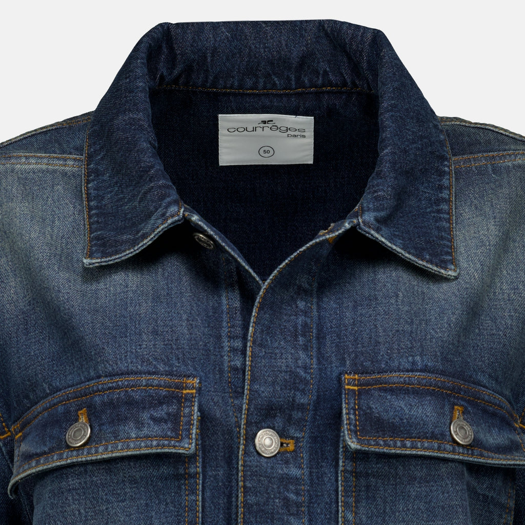 Vintage Denim Trucker Jacket