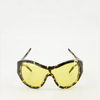 Uma 98 sunglasses, Christopher Esber, brown sunglasses, protective eyewear, stylish accessories