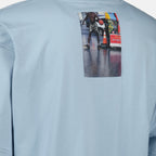 Bild des blauen T-Shirts T-Box-T3 von Diesel für Männer - Saison Herbst-Winter 2025 - Detailansicht 2