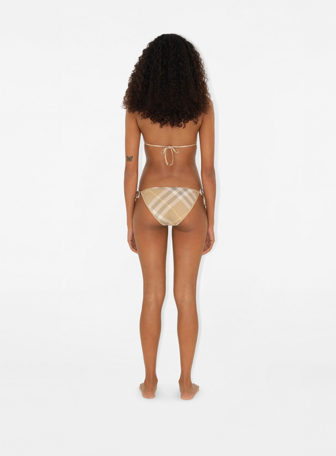 Burberry inspired fashion bikini