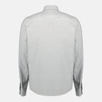 AMI Paris shirt, striped shirt, unisex clothing, organic cotton shirt, oversized shirt