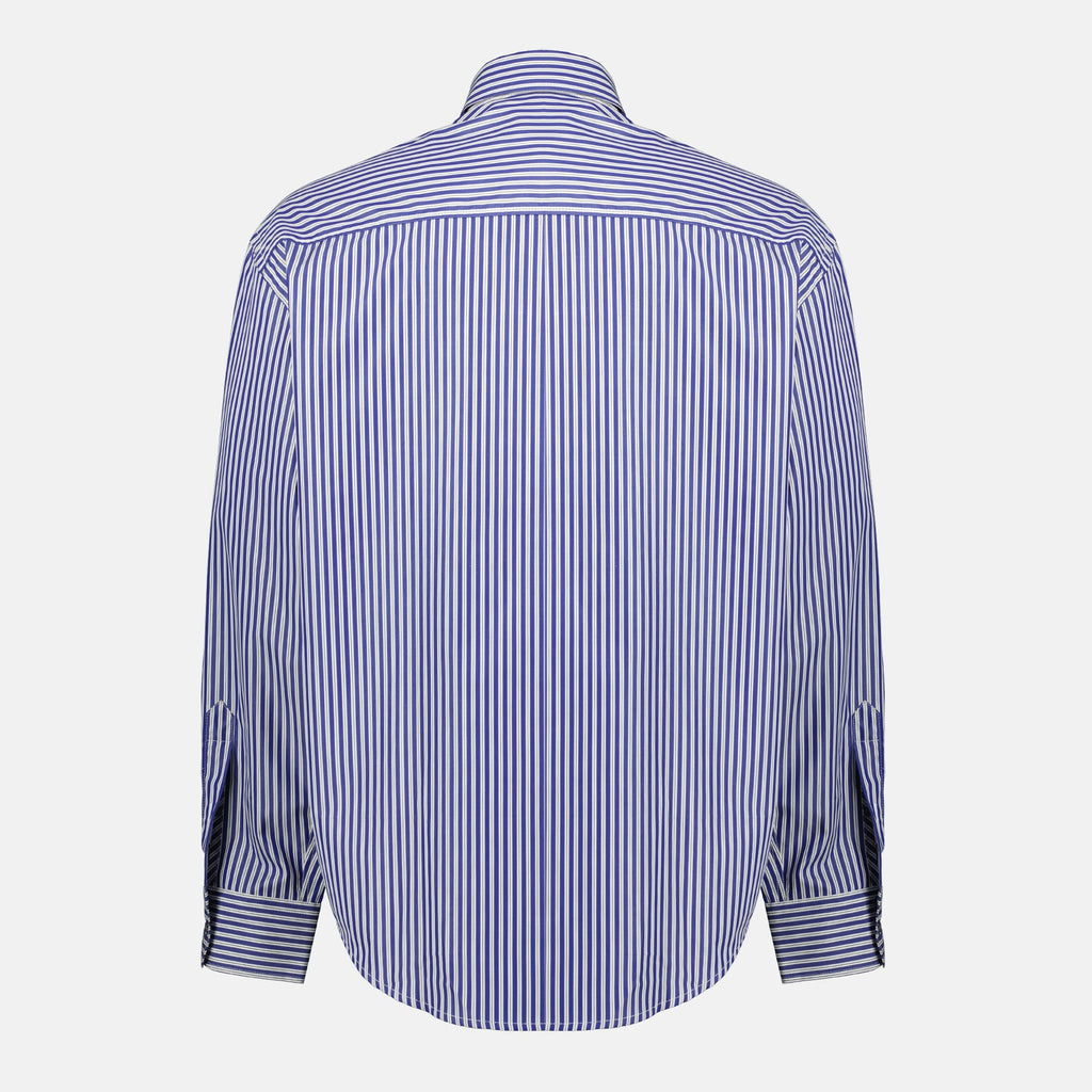 AMI PARIS shirt, organic cotton shirt, striped shirt, unisex fashion, Autumn-Winter 2025 collection