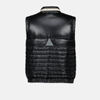 Imagen de la chaqueta de plumas sin mangas Moncler Gumiane negra de Moncler Grenoble para mujeres - Temporada Primavera-Verano 2025 - Vista de detalle 2