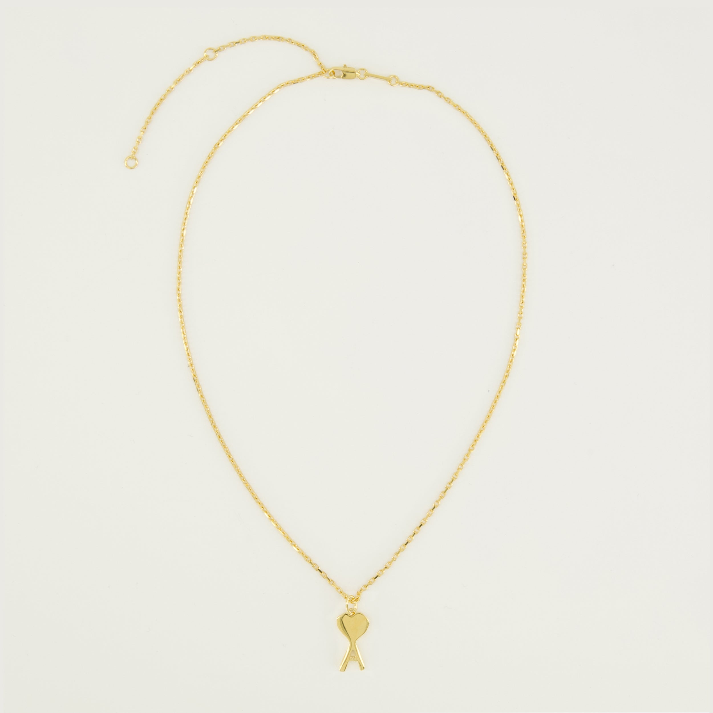 Image of Collier ami de coeur doré by Ami PARIS for Unisex - Season Spring-Summer 2026 - Back View