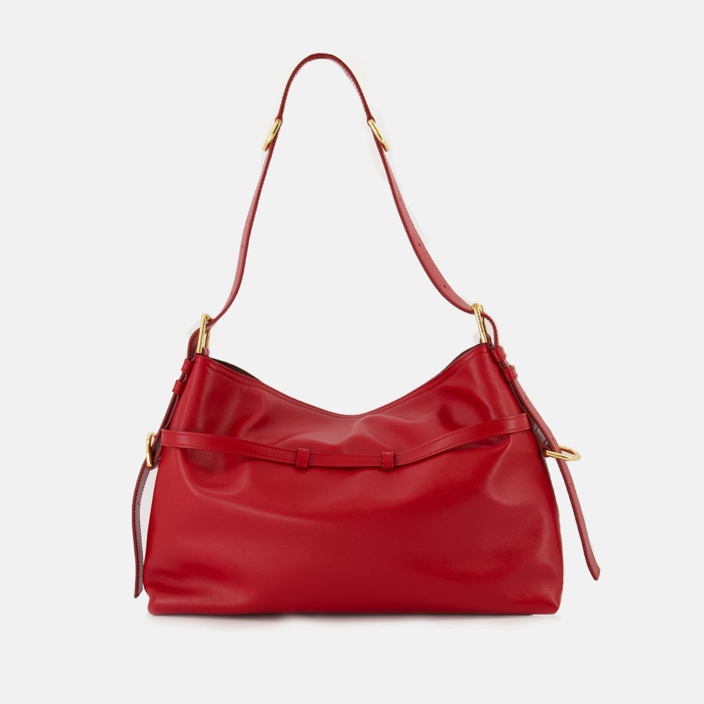 Givenchy bag, leather handbag, luxury accessories, red handbag, medium size bag