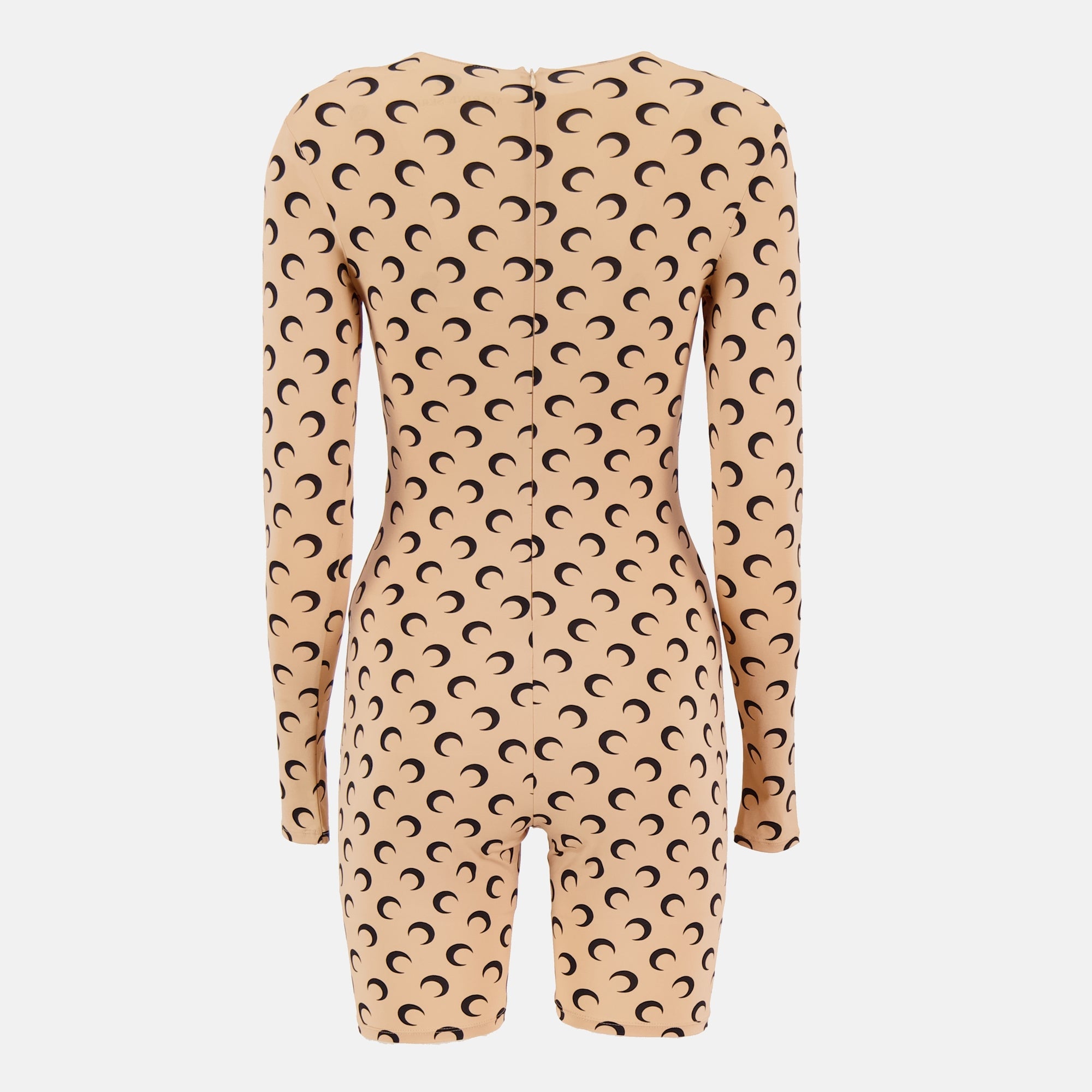 Jersey Moon combination, Marine Serre, Autumn-Winter 2025, moon print clothing, short combination dress