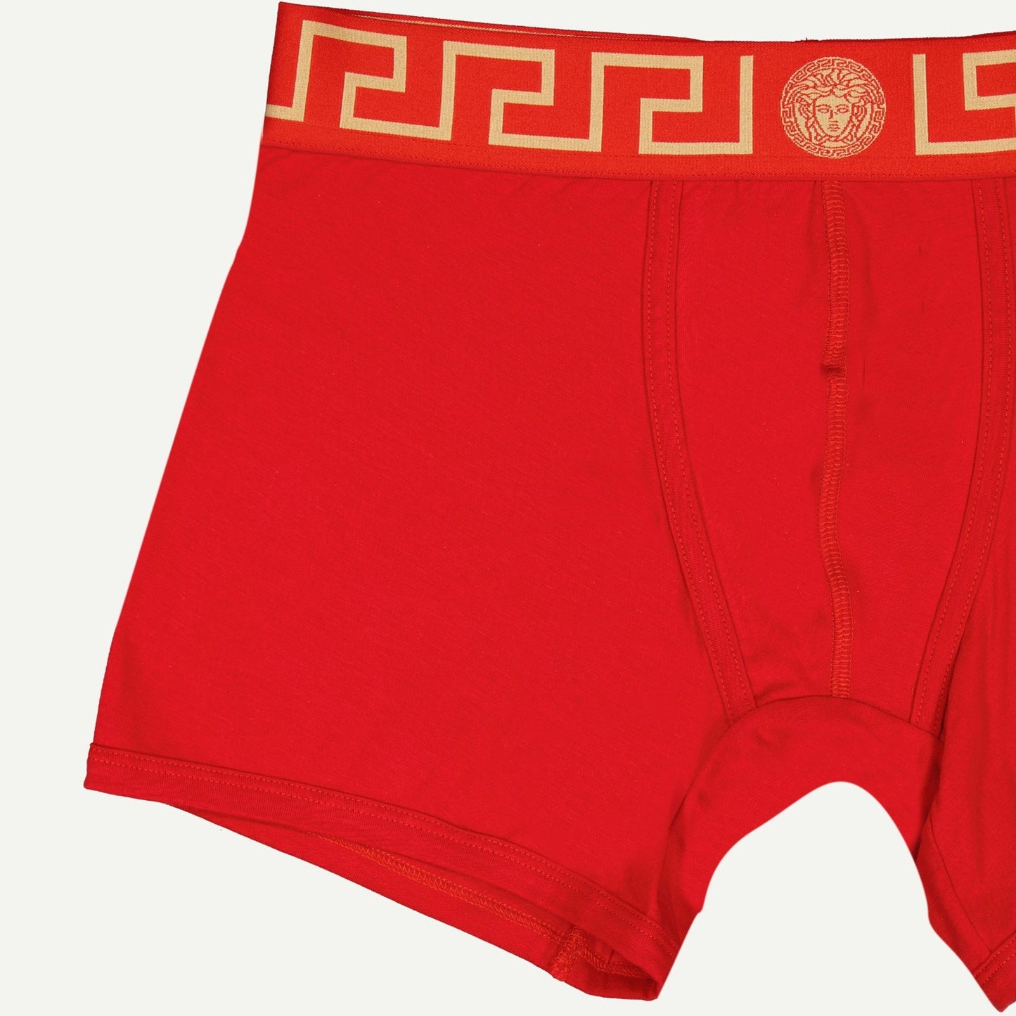 Medusa Boxer, Red Long Boxer, Cotton Elastane Boxer, Versace Boxer, Fall-Winter 2024 Collection