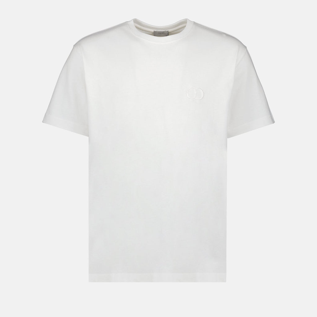 Image of Cotton T-shirt by Dior for Men - Season Autumn-Winter 2024 - Front View