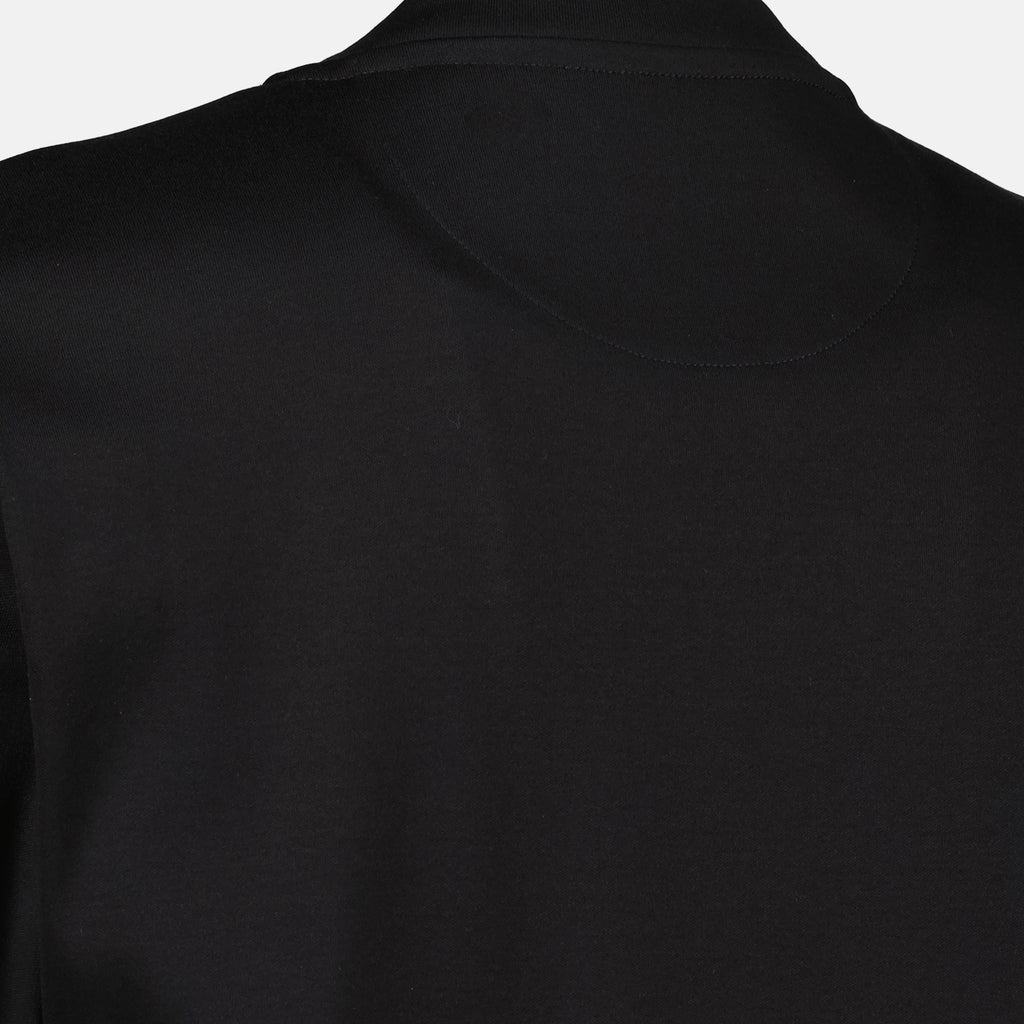 Black Cotton Printed T-Shirt