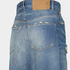 Image of Long Denim Skirt MM6 by Mm6 for Women - Season Spring-Summer 2025 - Product detail view 2