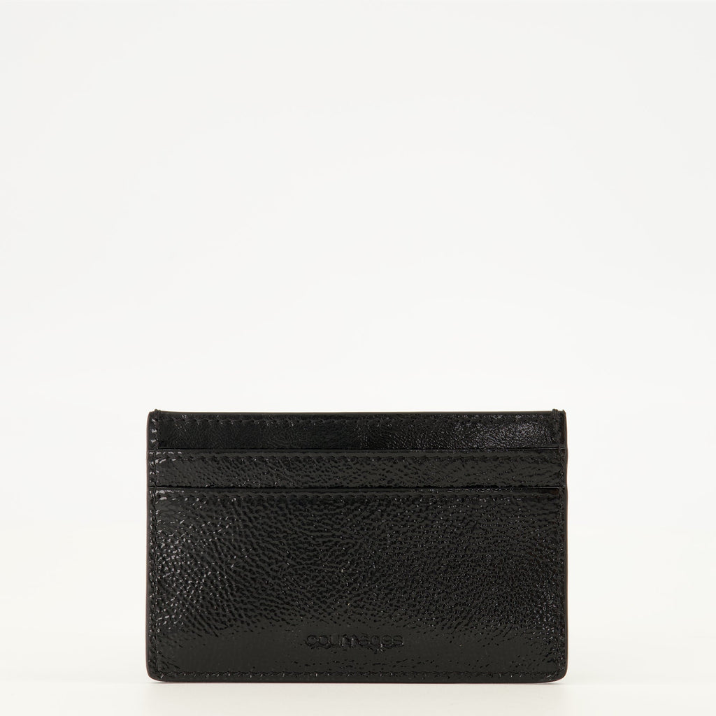Porte-Cartes en Cuir Naplack Noir