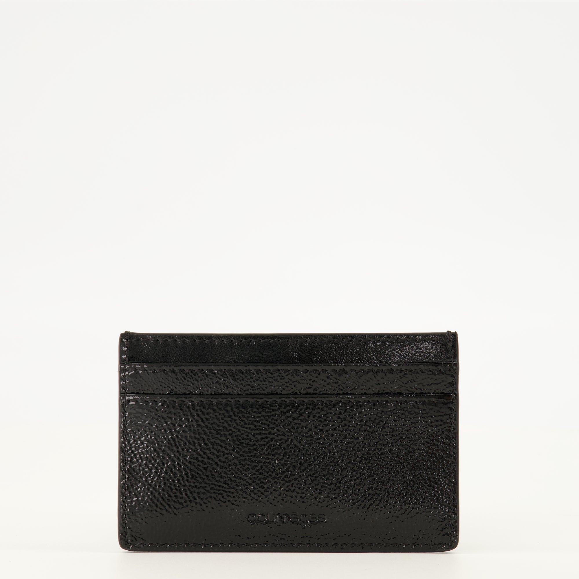 Porte-Cartes en Cuir Naplack Noir