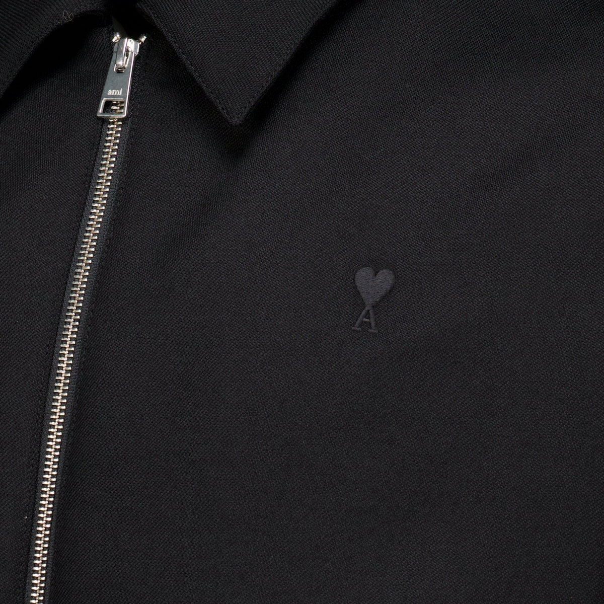 Giacca grigia in lana con zip