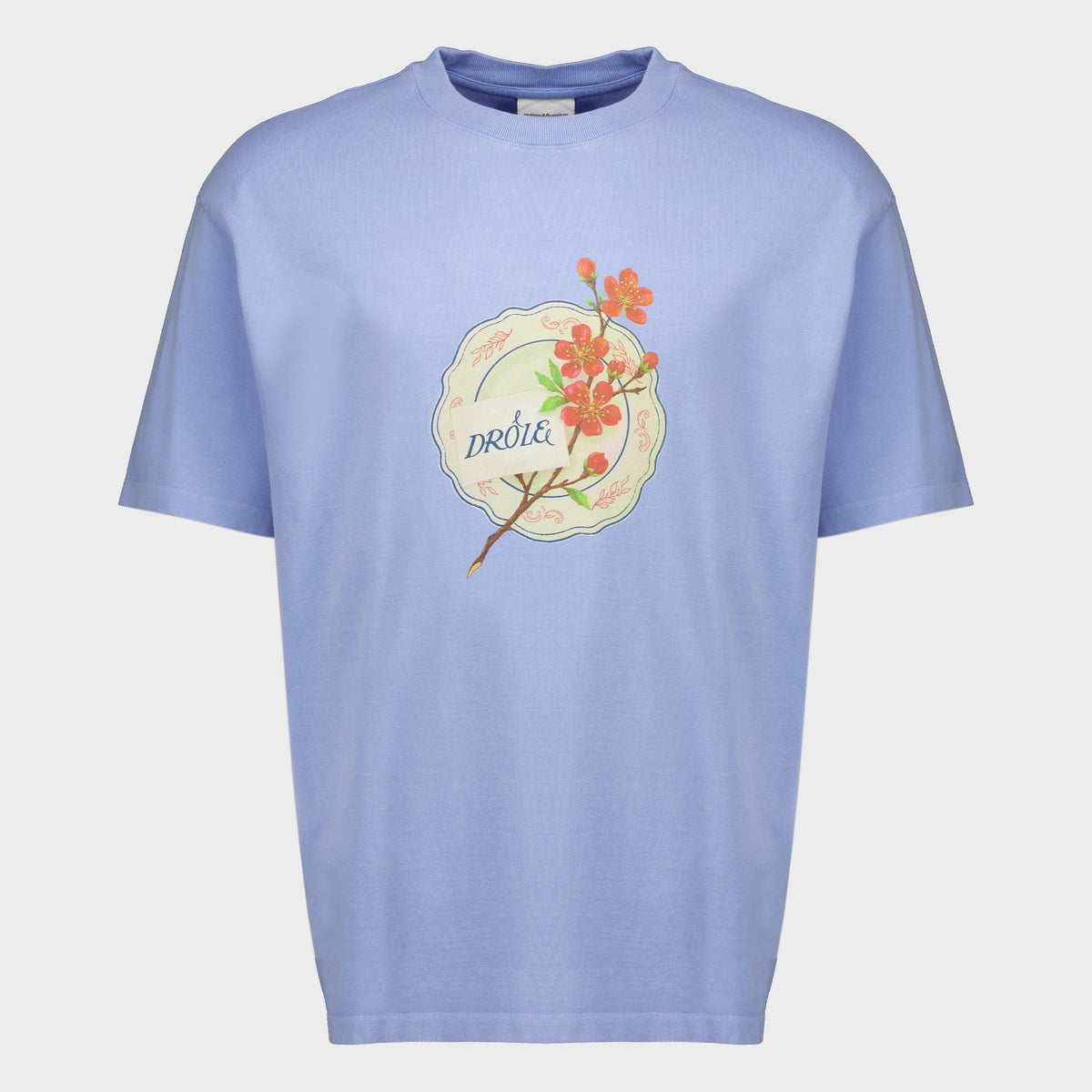 Camiseta azul Drôle Porcelaine