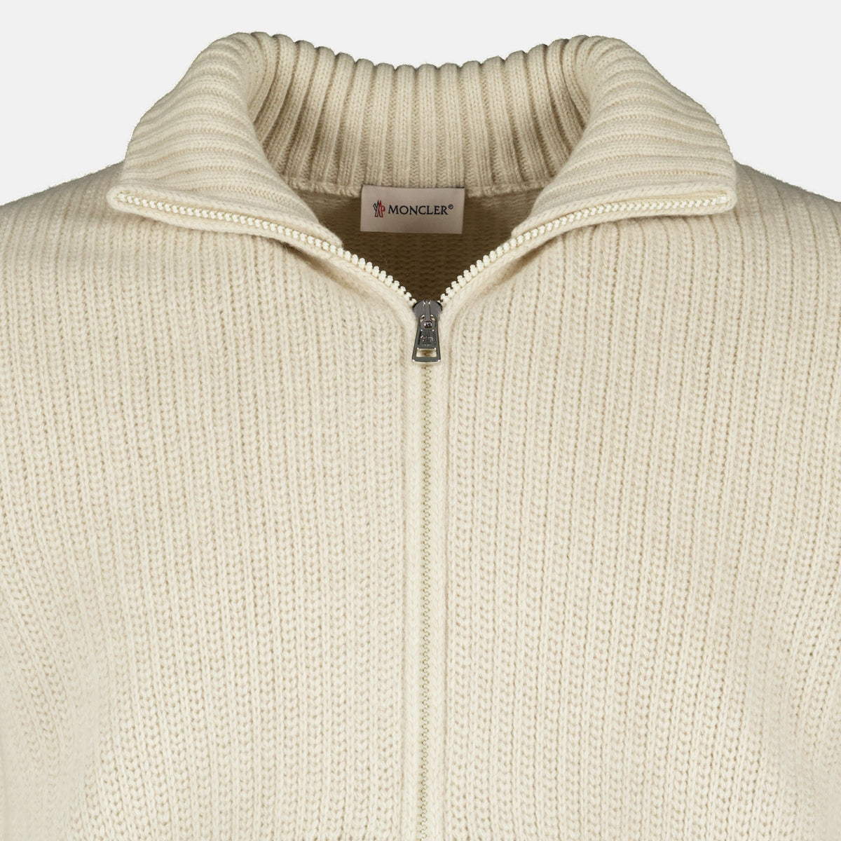 Beige Wool Cardigan