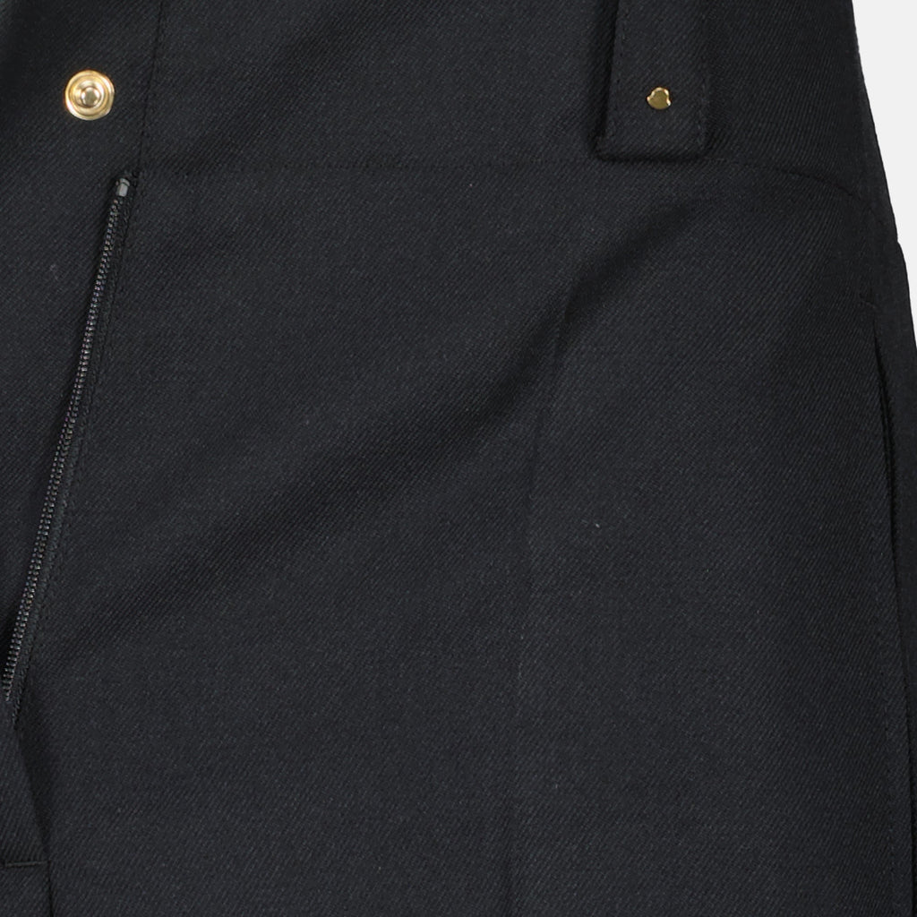 Moncler trousers, wool trousers, Autumn-Winter 2025, black trousers, designer pants