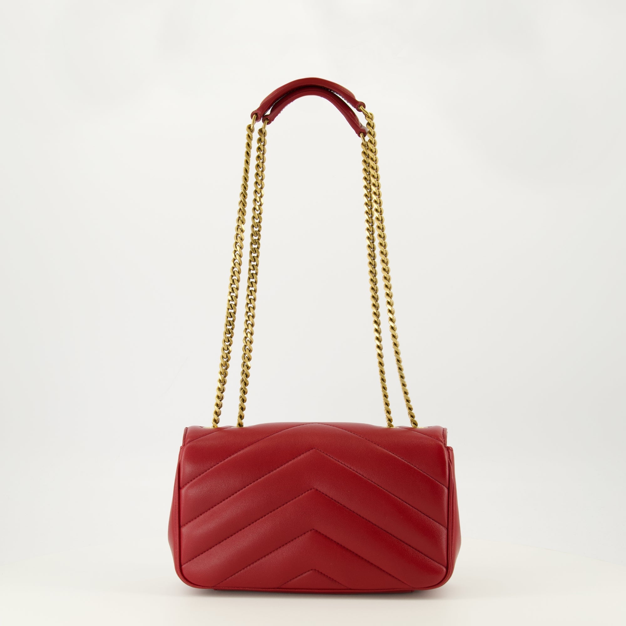 Loulou Small Red Bag - Saint Laurent - Women | WE IN STYLE