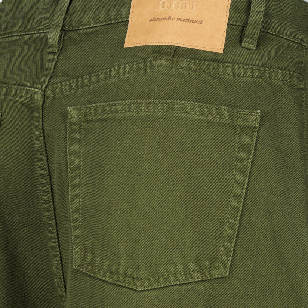 Jeans Khaki a Gamba Larga