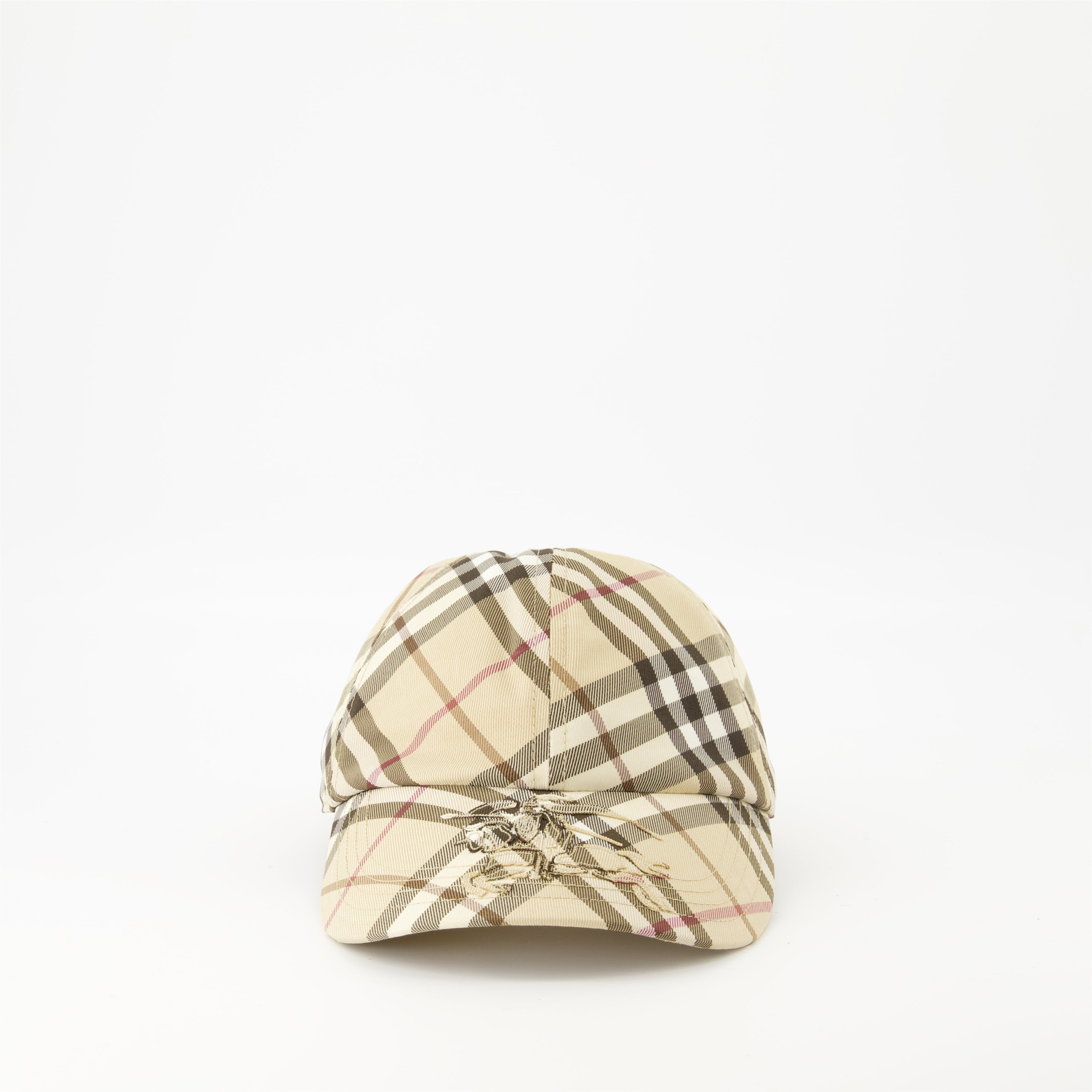 check ekd cap, burberry cap, plaid cap, adjustable cap, unisex accessories