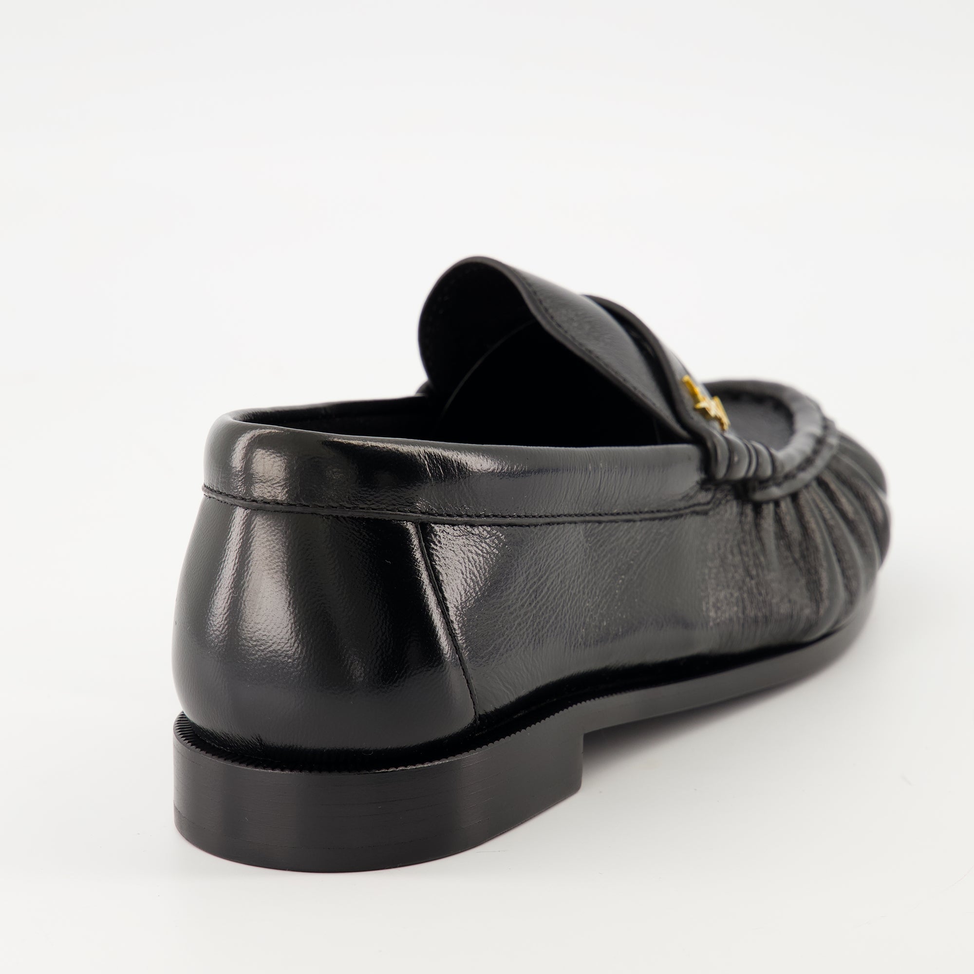 Loafer shoes, Saint Laurent footwear, lambskin loafers, elegant slip-ons, luxury footwear
