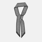 Givenchy, silk bandeau, 4G pattern, fashion accessory, luxury scarf