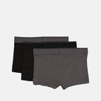 Imagen del Conjunto de Boxers Negro y Gris Oscuro de Diesel para Hombres - Temporada Otoño-Invierno 2025 - Vista Trasera