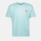 Hinata T-shirt, blue cotton t-shirt, casual wear, Spring-Summer collection, men's fashion