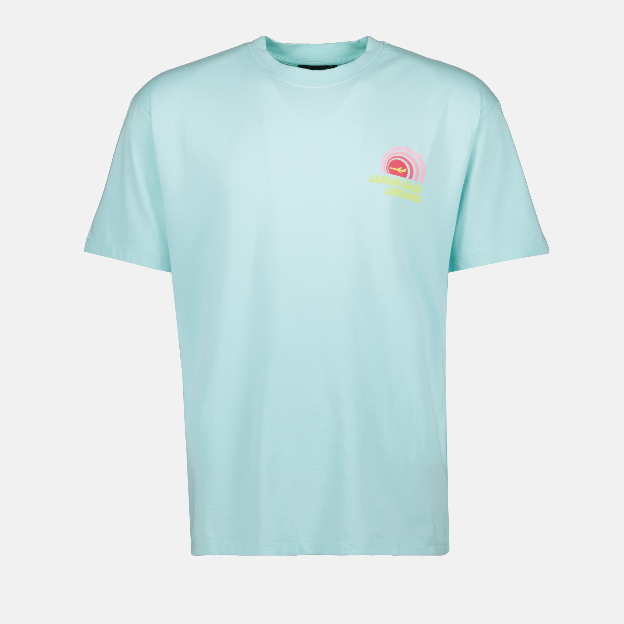 Hinata T-shirt, blue cotton t-shirt, casual wear, Spring-Summer collection, men's fashion