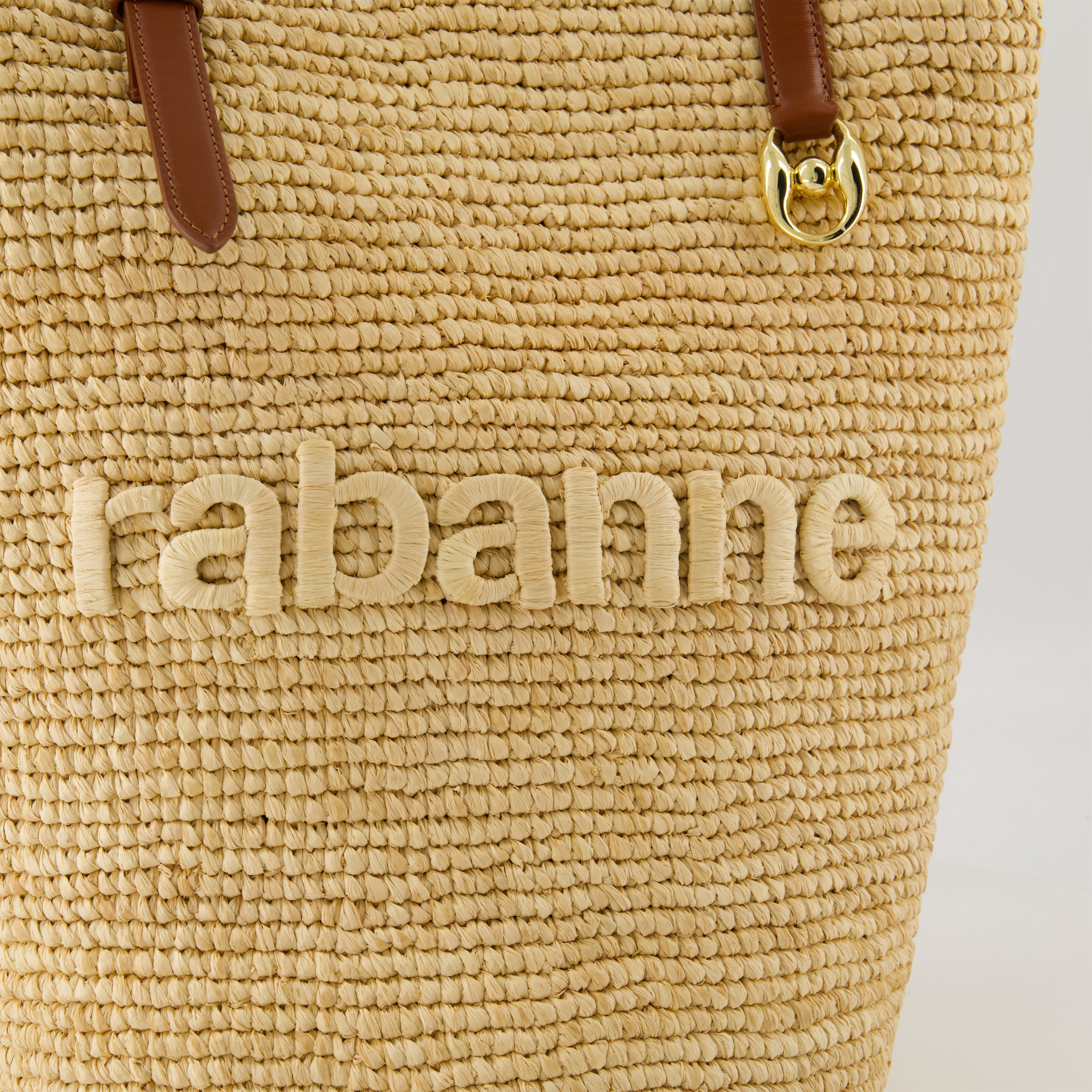 Beige Raffia Tote Bag WE IN STYLE1