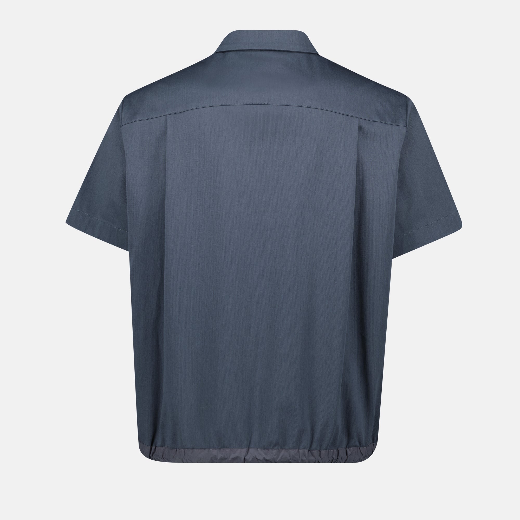 polo shirt, Sacai, zip polo, blue polo, contemporary style