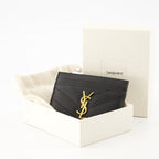 Saint Laurent Cardholder, Cassandre Cardholder, Grained Leather Accessory, Luxury Cardholder, Designer Cardholder