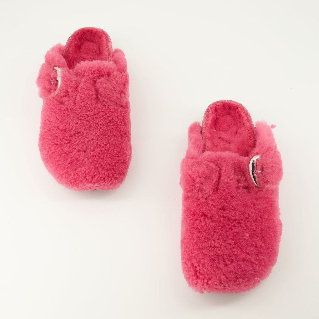 Immagine delle Boston Teddy Mules di Birkenstock per donne - Stagione Primavera-Estate 2026 - Vista dall'alto della coppia
