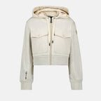 Image of Zip Sweatshirt by Moncler Grenoble for Women - Season Spring-Summer 2025 - Front View