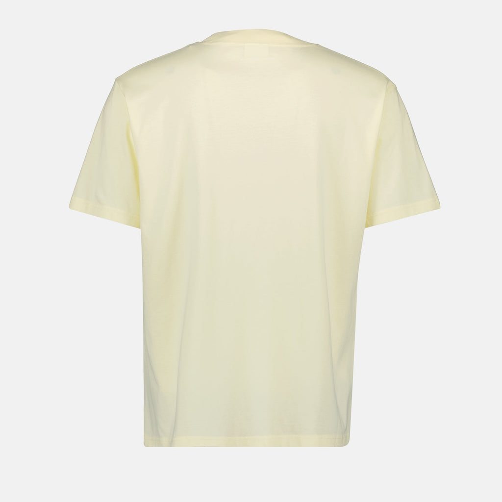 oversize yellow t shirt courreges men 15468832063868