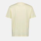 Image of Oversize Yellow T-Shirt by Courrèges for Men - Season Autumn-Winter 2025 - Product detail view 1