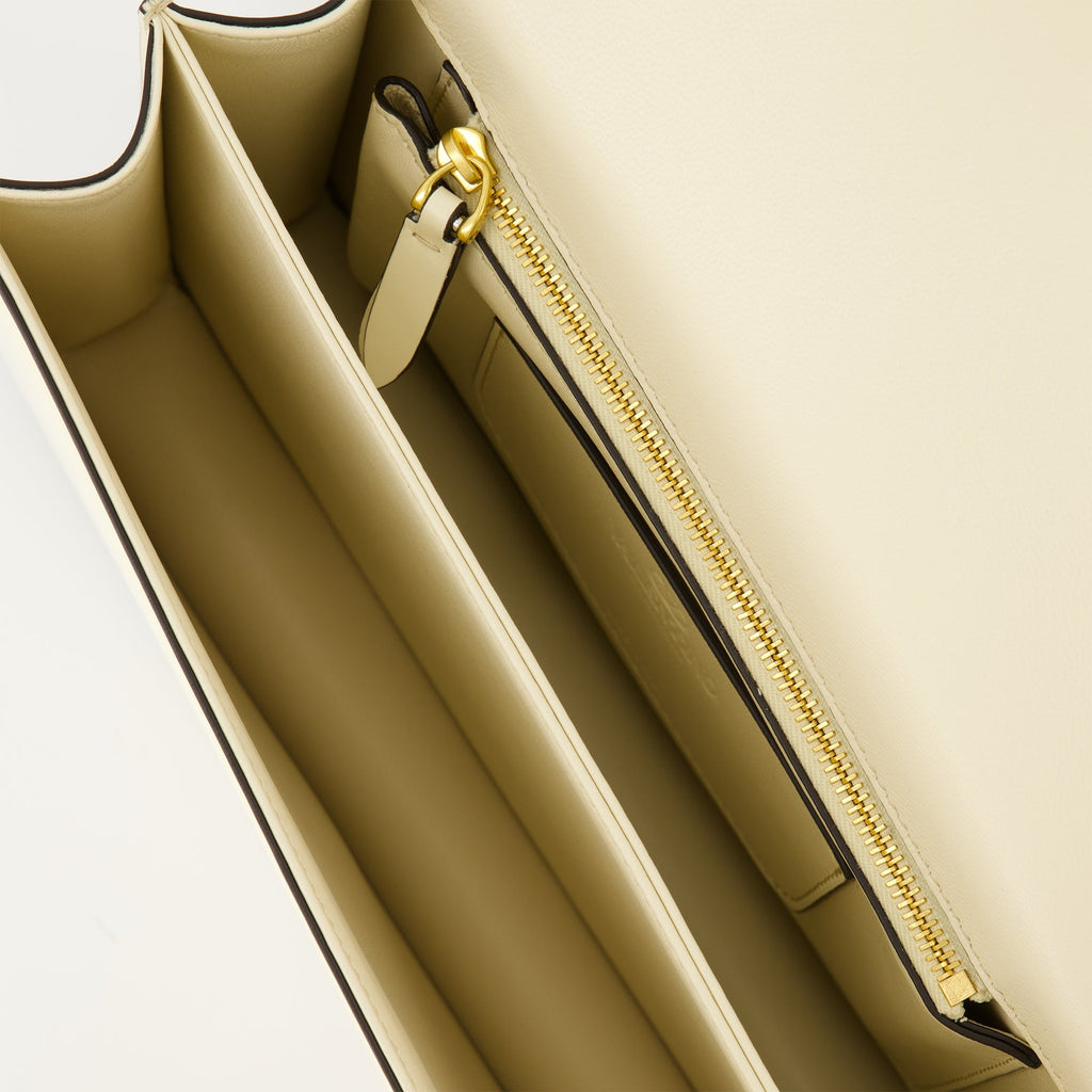 VLogo Vain bag, Valentino Garavani, off-white leather bag, designer handbag, luxury accessories