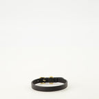Immagine del bracciale in pelle nera Vlogo di Valentino Garavani per donne - Stagione Autunno-Inverno 2025 - Vista posteriore