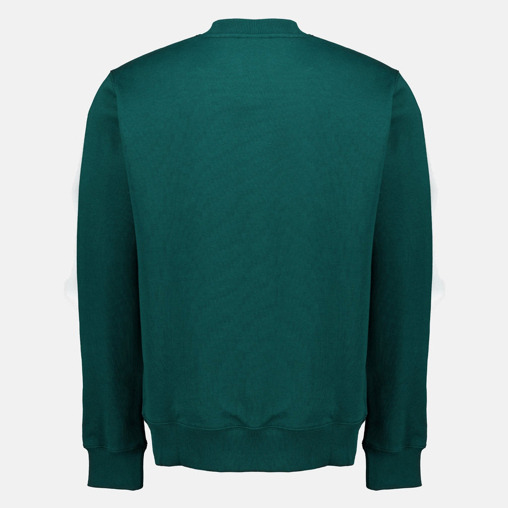 Slogan Classique Vert Sweatshirt