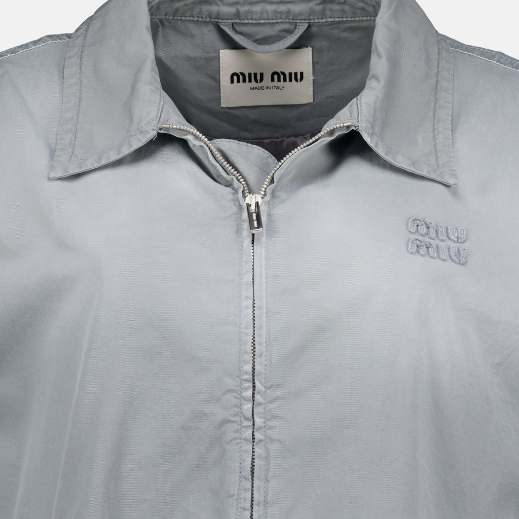 Sergé Blouson Vieilli Grey