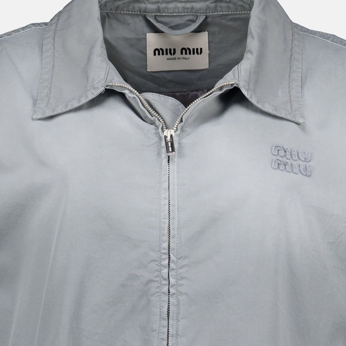 Sergé Blouson Vieilli Grey