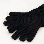 Bild von schwarzen Wollhandschuhen von Moncler für Männer - Saison Herbst-Winter 2025 - Produktdetailansicht 3