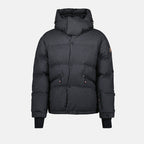 Image of Wool Down Jacket with Tricolor Details by Moncler Grenoble for Men - Season Autumn-Winter 2024 - Front View