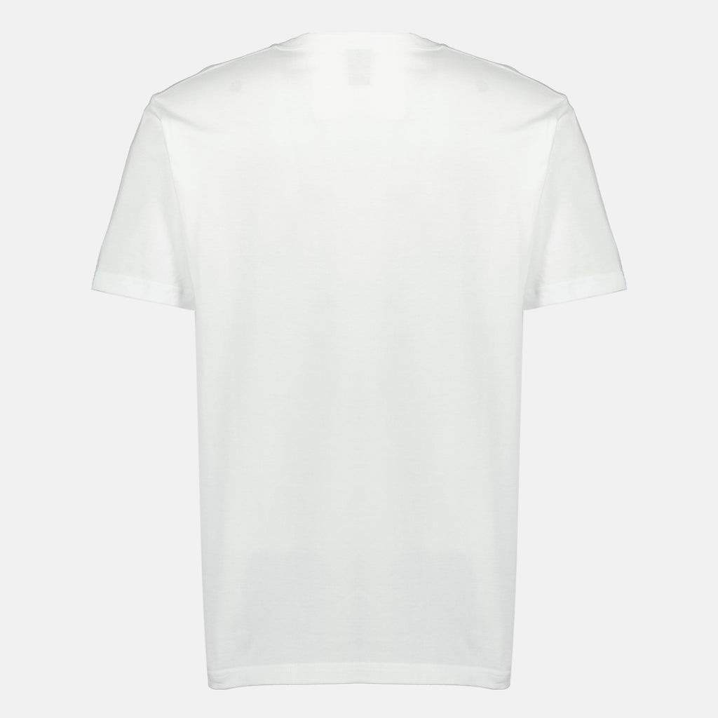 T-shirt com Capa de Livro Bordada Branca