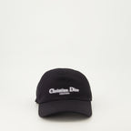 Black cotton cap, denim style hat, elegant men's accessory, casual headwear, Autumn-Winter collection